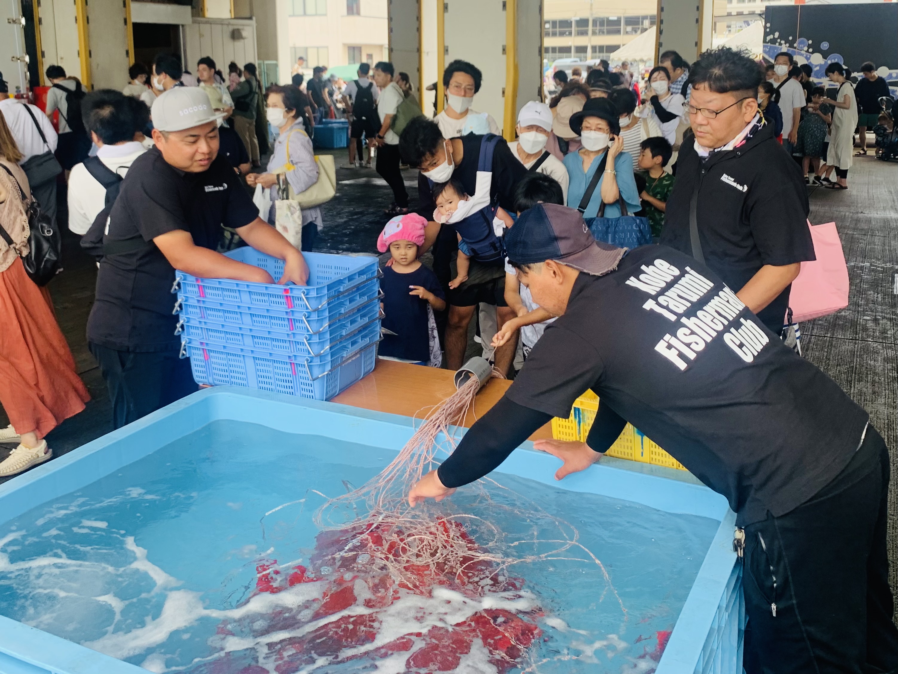 垂水漁港でさかな祭り開催^ ^ 7月15日！ | 海峡ガイドサービス 虎ノ